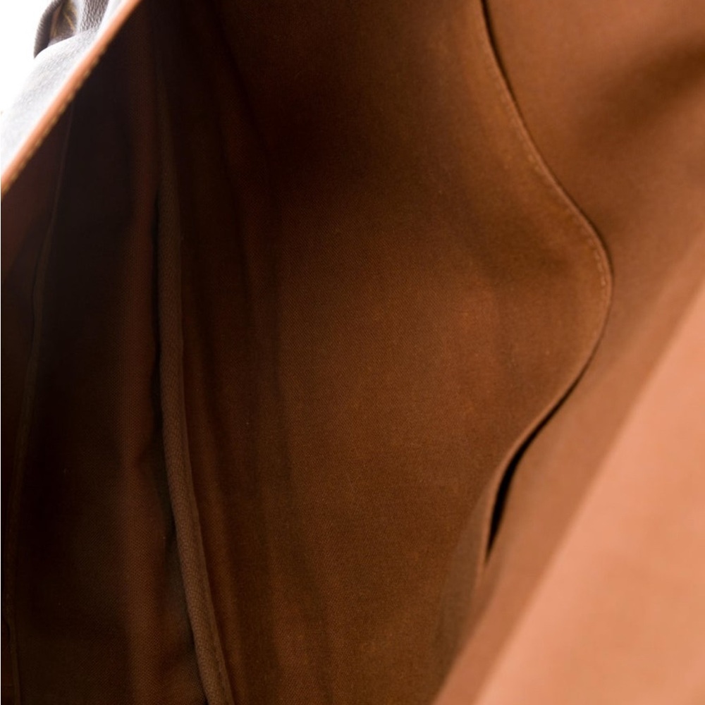 Louis Vuitton Brown and Tan Monogram Satchel - Picture 5 of 5